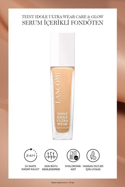 Teint Idole Ultra Wear Care & Glow Serum Içerikli Likit Fondöten 245C 3614273675932