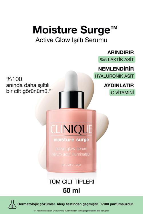 Moisture Surge™ Active Glow Işıltı Serumu 50Ml | C Vitamini, Hyalüronik Asit, Laktik Asit