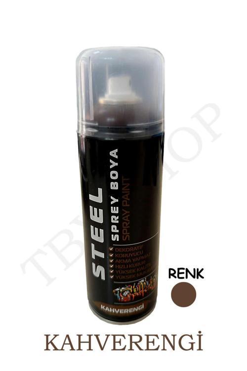 Kahverengi Sprey Boya 400 Ml Dekoratif Boya Graffiti Duvar Boyası Mobilya Boyası Metal Boyası 1 Adet