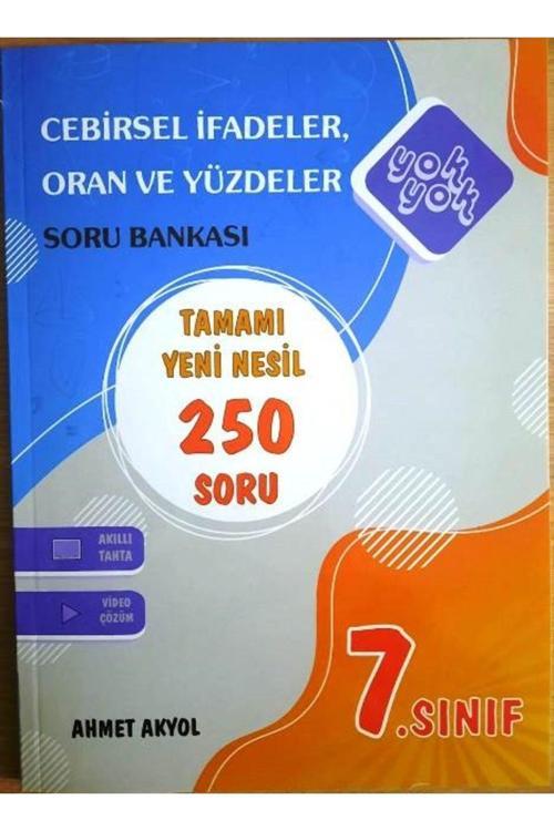 Yok Yok Yayınları 7. Sınıf Cebirsel Ifadeler, Oran Ve Yüzdeler