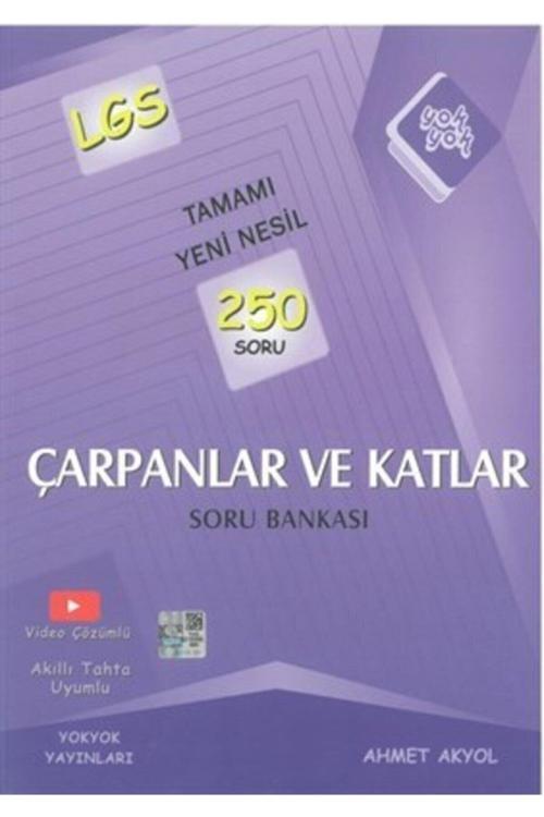 Yok Yok Yayınları 8.Sınıf Çarpanlar Ve Katlar Soru Bankası Mst02682