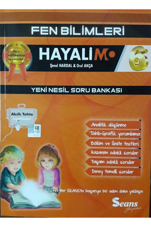 Seans Yayınları Seans 6. Sınıf Hayalimo Fen Bilimleri Soru Bankası Son Baskı 2020