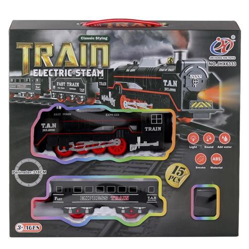 JHX6333 Dumanlı Sesli Işıklı Tren 15 Parça