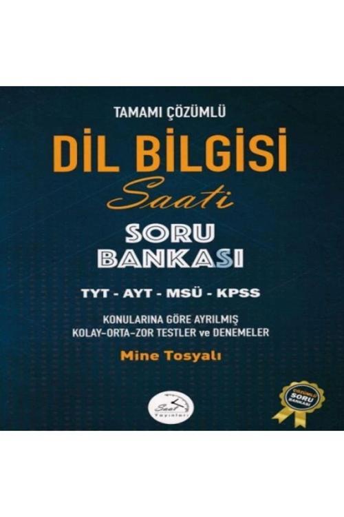 Saat Yayınları Dil Bilgisi Saati Soru Bankası Tamamı Çözümlü