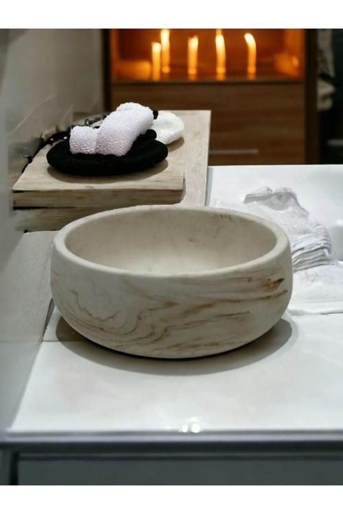 Marble Serisi Beton Kase, Havluluk Ve Saksılık