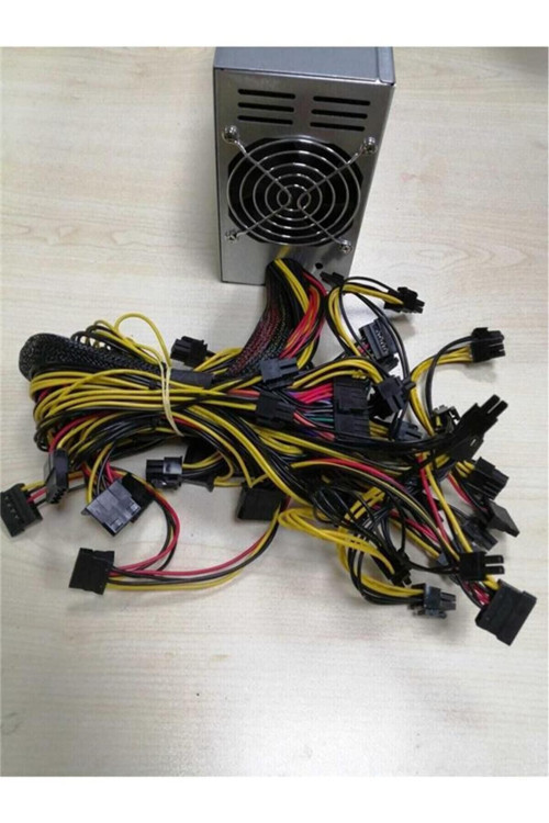 Maxpower 2000W 1X 20 4Pin, 3X Ide, 6X Sata, 16X 6 2P Mining Powersuply Kutulu