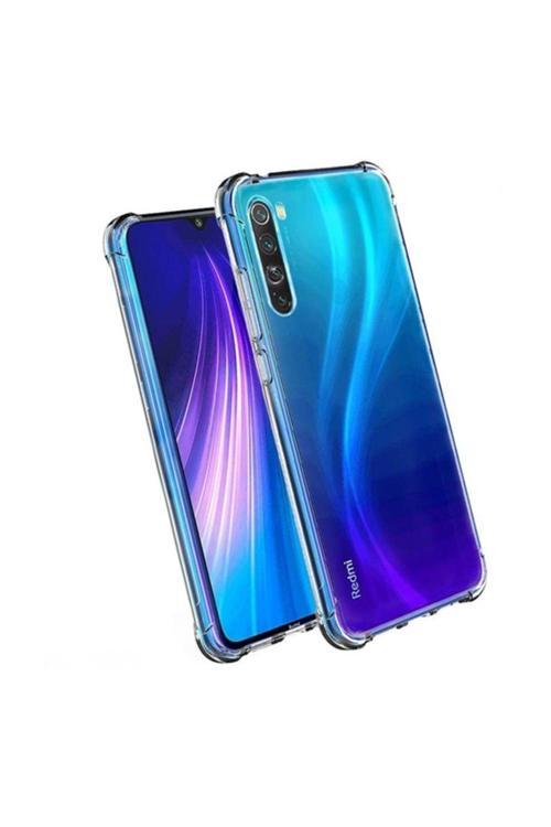 Xiaomi Redmi Note 8 Anti-Drop Darbe Emici Silikon Kılıf Şeffaf