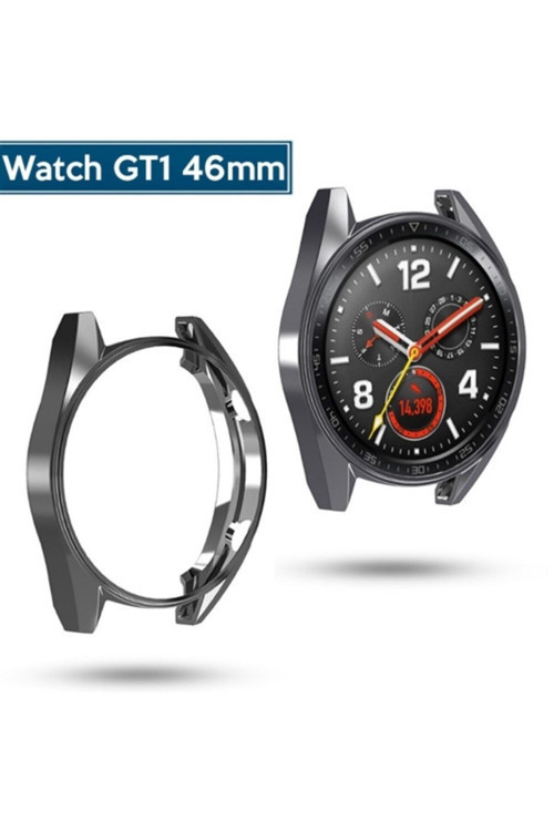 Huawei Watch Gt1 46Mm Bumper Koruyucu Silikon Kılıf - Gri