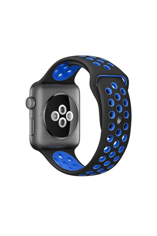 Ally Iwatch Se 6-5-4 44Mm 1-2-3 42Mm Kayış Kordon Nike Style Soft Silikon Uyumlu