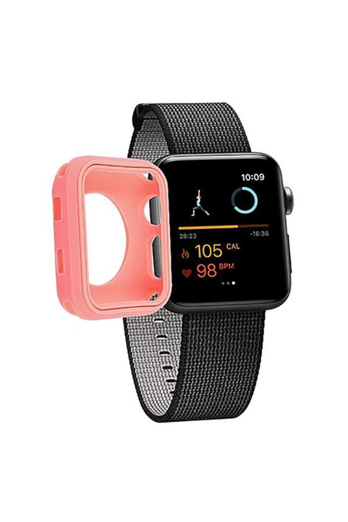 Ally Iwatch 38Mm 2,3 Ultra Koruma Soft Silikon Kılıf Pembe