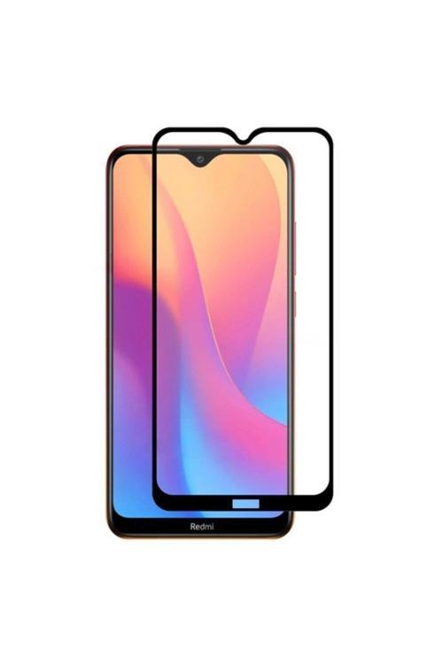 Xiaomi Redmi 8A 3D Full Tempered Kırılmaz Cam Ekran Koruyucu Siyah