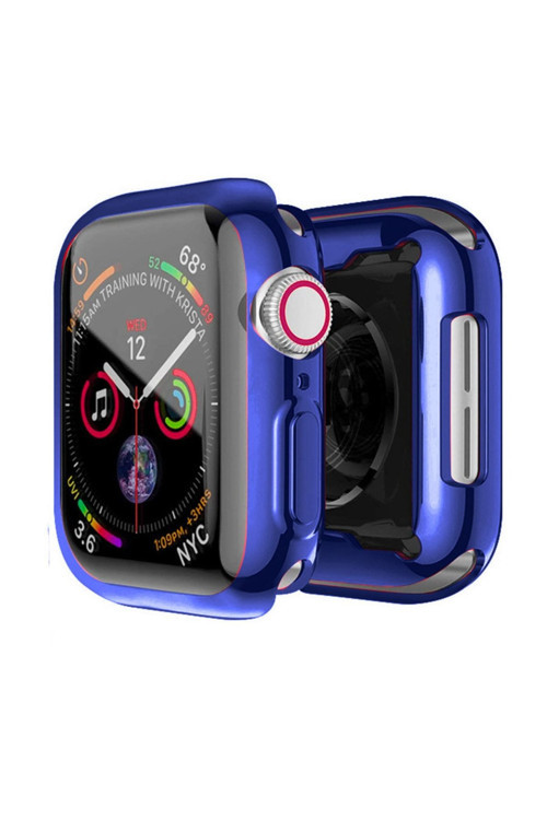 Ally Watch 7 Uyumlu 45Mm 360 Koruma Ultra Slim Silikon Kılıf Lacivert