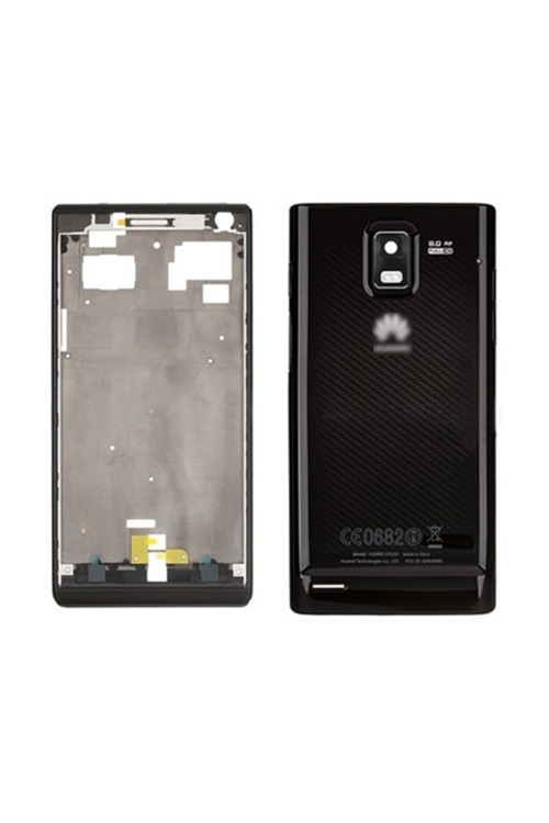 Huawei Ascend P1 U9200 Full Kasa Kapak Siyah