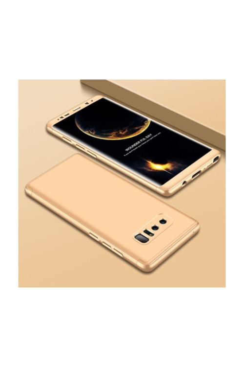Ally Galaxy Note 8 Gkk 360 Koruma Premium Pc Kılıf Gold