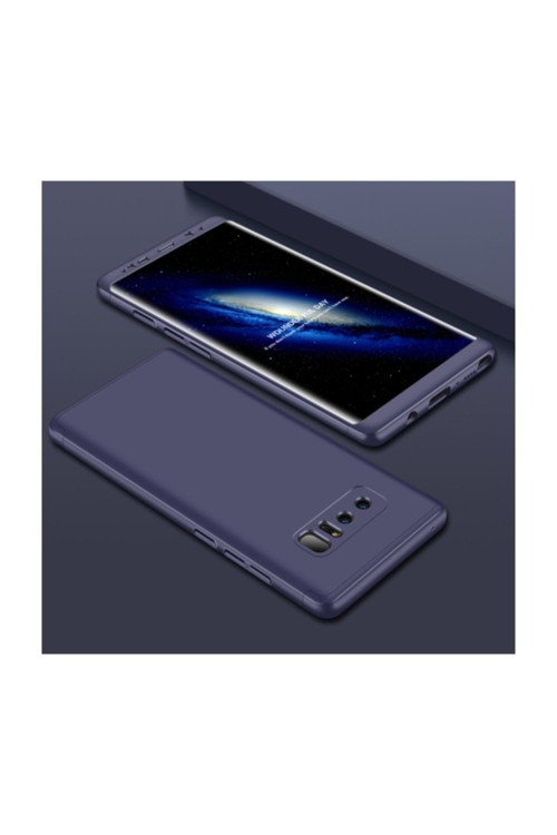 Ally Galaxy Note 8 Gkk 360 Koruma Premium Pc Kılıf Lacivert