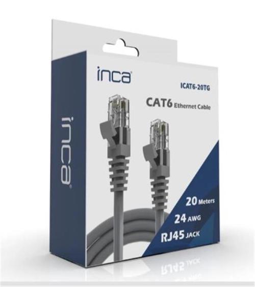 ICAT6-01TG 1 Metre Gri Kablo