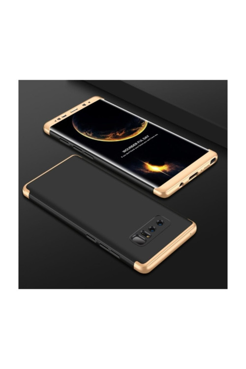 Ally Galaxy Note 8 Gkk 360 Koruma Premium Pc Kılıf Siyah,Gold