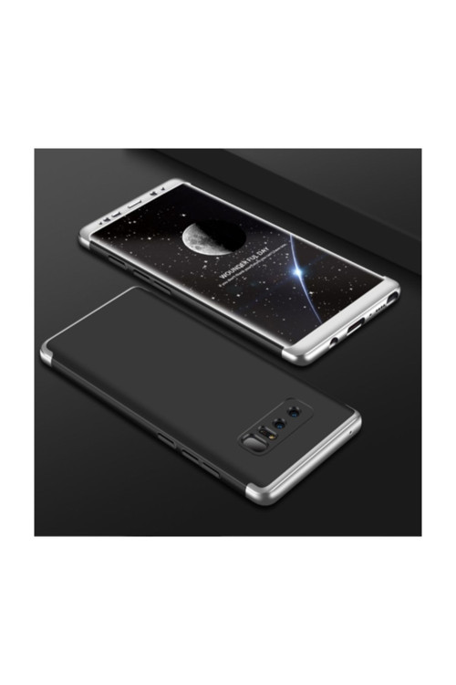 Ally Galaxy Note 8 Gkk 360 Koruma Premium Pc Kılıf Siyah,Gri
