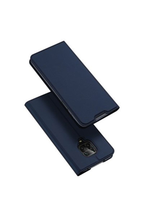 Dux Ducis Redmi Note 9 Pro/ Note 9S Kılıf Kapaklı Flip Cover Kılıf Skin Pro Series Kılıf Lacivert