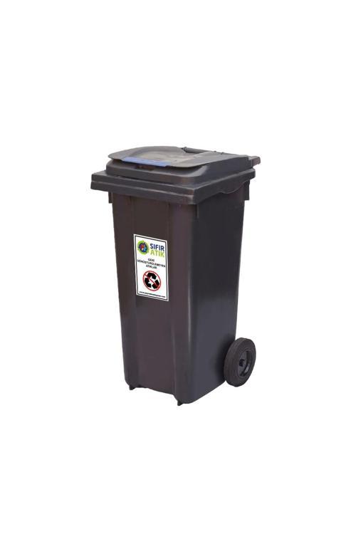 120 Lt Siyah Çöp Konteyneri (Isıya Dayanıklı)