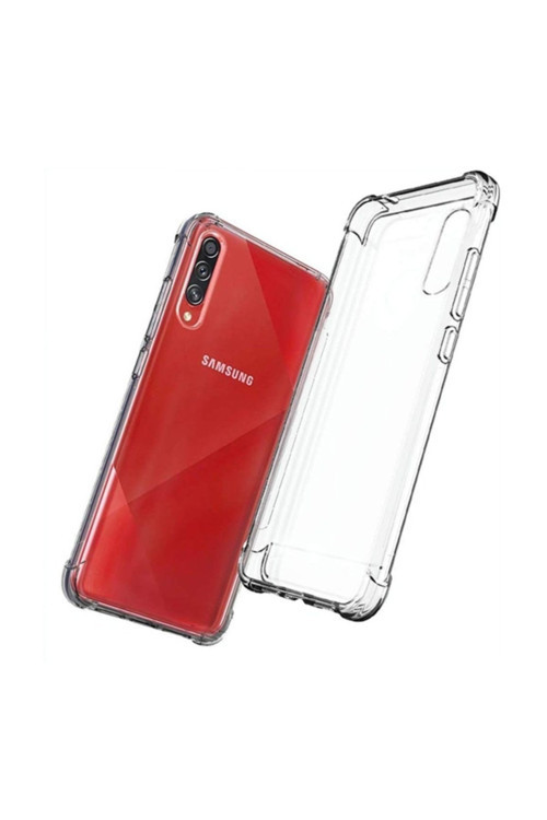 Ally Samsung Galaxy A70S Anti-Drop Darbe Emici Silikon Kılıf Şeffaf