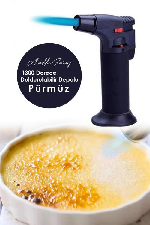 1300 Derece Doldurulabilir Depolu Pürmüz | Doldurulabilir Şef Pürmüz Çakmak