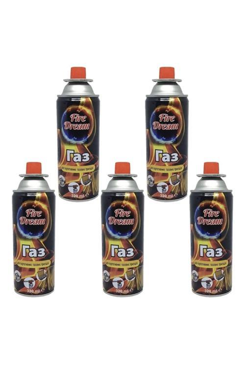 Bütan Propan Kamp Gaz Kartuşu 227Gr 400Ml 5Adet