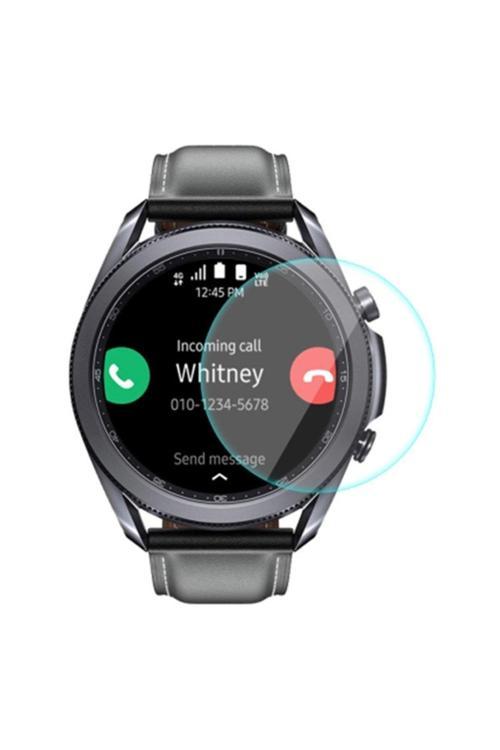 Sm Galaxy Watch 3 45 Mm Uyumlu Kırılmaz Cam Ekran Koruyucu