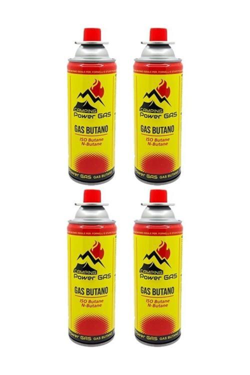 Bütan Propan Kamp Gaz Kartuşu 227Gr 400Ml 4Adet