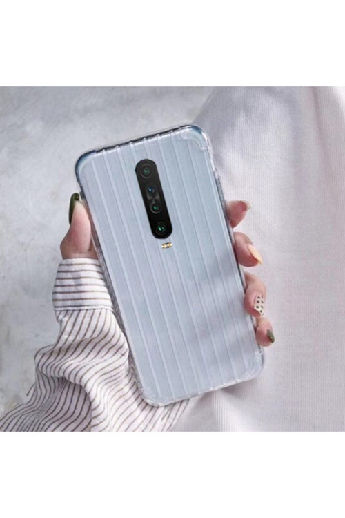 Xiaomi Redmi K30 Trunk Lines Ince Soft Silikon Kılıf - Şeffaf