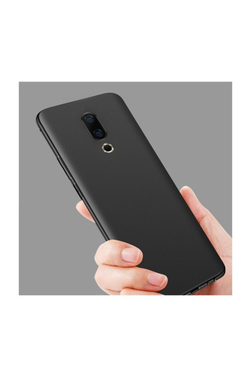 Meizu 16 Plus Kamera Korumalı Ultra Koruma Silikon Kılıf Siyah