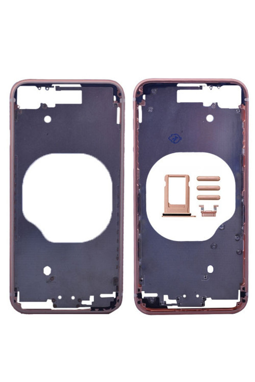 Iphone 8 Uyumlu Orta Kasa Ve Sim Kapağı Tutucu Gold