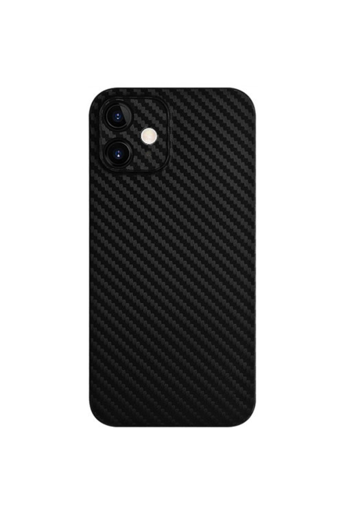 Ally Iphone 12 Luxury Renkli Tempered Arka Koruma Kamera Koruma-Siyah