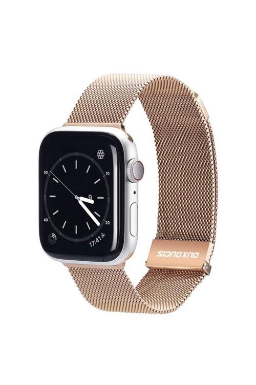 Apple Watch 38/40/41Mm Için Milanese Premium Milano Loop Kayış Kordon Gold