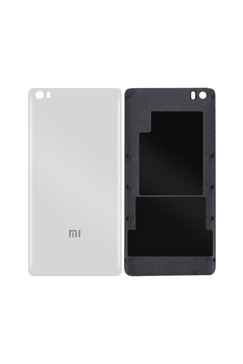 Xiaomi Mi Note Arka Pil Batarya Kapağı Cam-Lens Beyaz