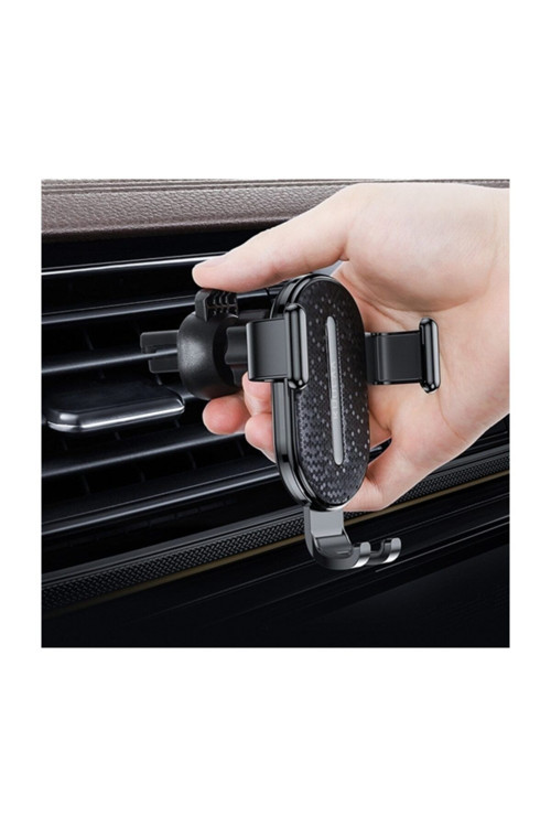 Kuulaa Gravity Car Air Vent Cep Telefonu Havalandırma Tutucu Siyah,Gri