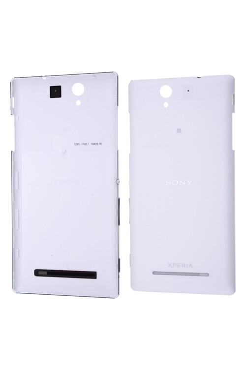 Sony Xperia C3 Arka Pil Batarya Kapağı Beyaz