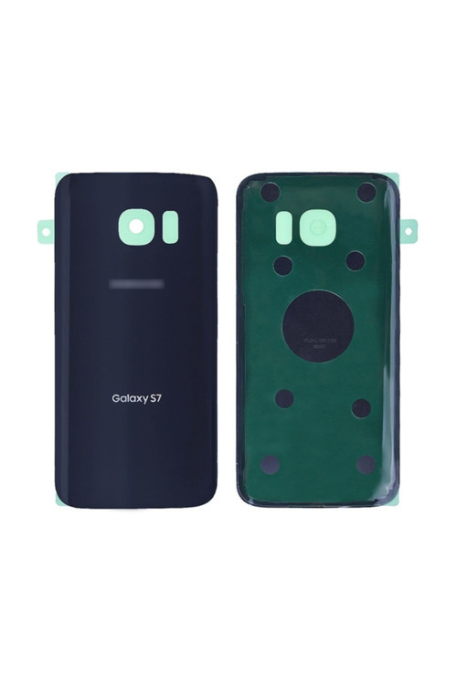 Ally Samsung Galaxy S7 G930 Için Arka Pil Kapağı Lens Lacivert