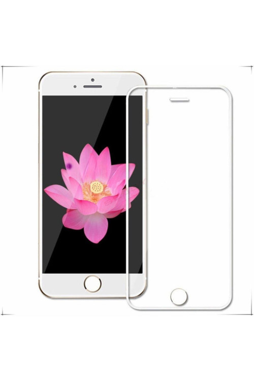 Ally Apple Iphone 6 Plus Uyumlu On Cam Ekran Koruyucu Full Koruma Renkli Beyaz