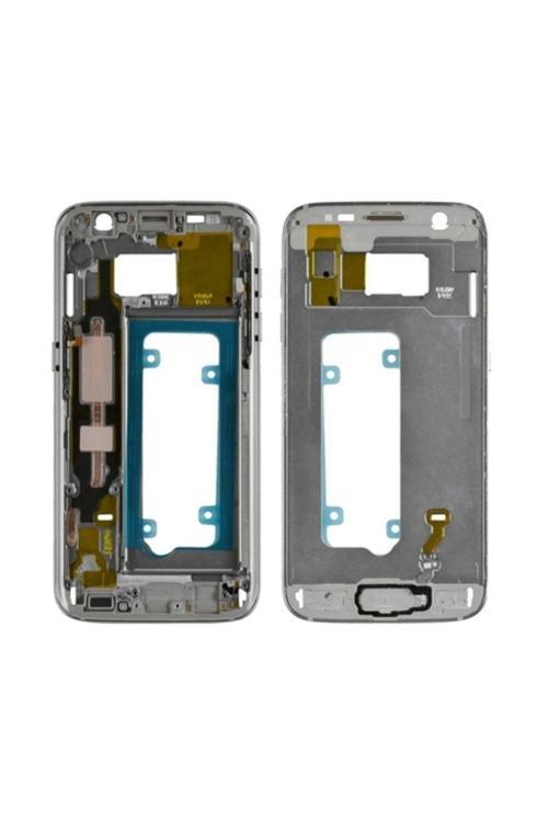 Ally Samsung Galaxy S7 G930 Için Full Orta Kasa Gold