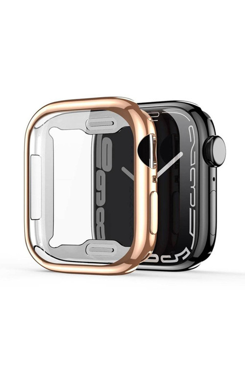 Samo Series Apple Watch 45Mm Için Soft Tpu Full Koruma Ultra Ince Silikon Kılıf