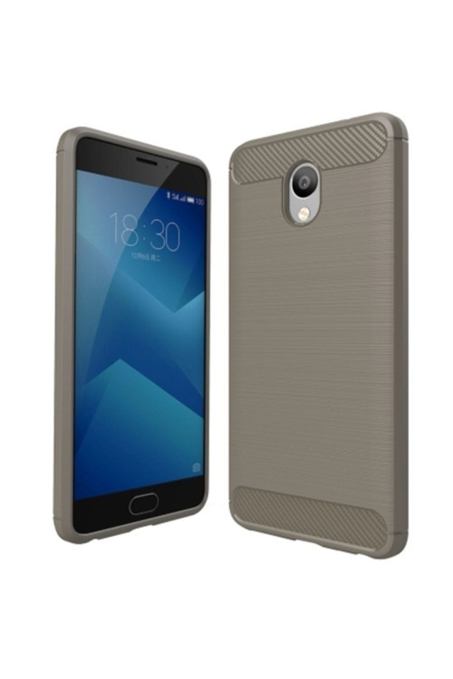 Meizu M5S Dark Ultra Koruma Silikon Kılıf Gri