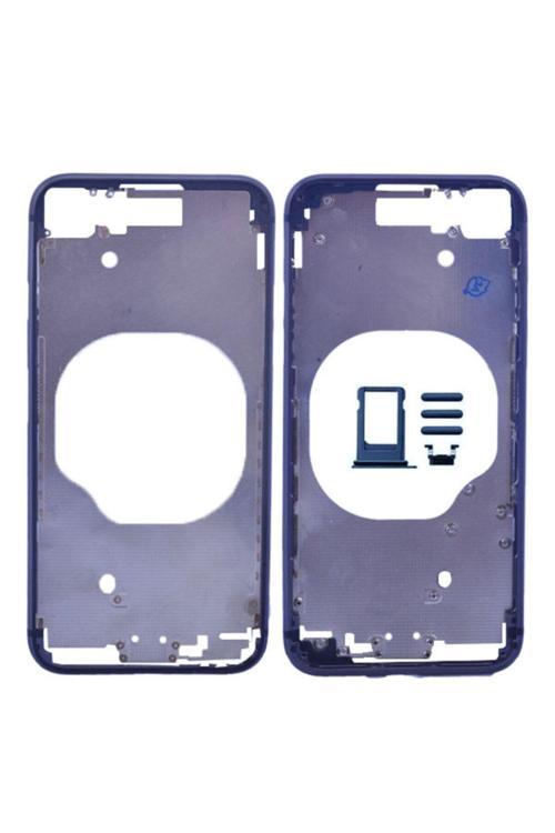 Apple Iphone 8 Orta Kasa Ve Sim Kapağı Tutucu Gri