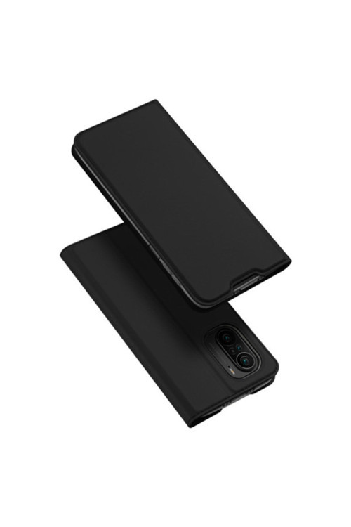 Dux Ducis Xiaomi Mi 11İ Poco F3 Redmi K40 Pro Uyumlu Kılıf Kapaklı Flip Cover Siyah