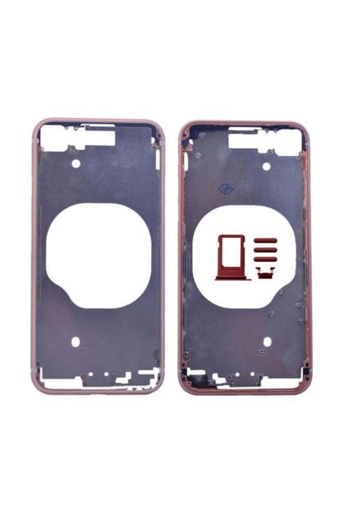 Apple Iphone 8 Orta Kasa Ve Sim Kapağı Tutucu Kırmızı