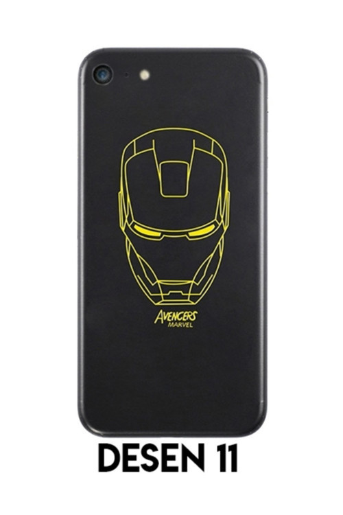 Iphone X Xs Desenli Telefon Kaplaması Arka Sticker Desenli 11