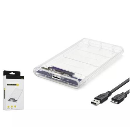 HADRON HDX1760 HDD KUTU USB3.0 PLASTİK SATA 2.5" TRANSPARENT