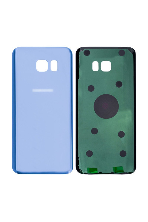 Samsung Galaxy S7 G930 Için Arka Pil Kapağı Lens Mavi