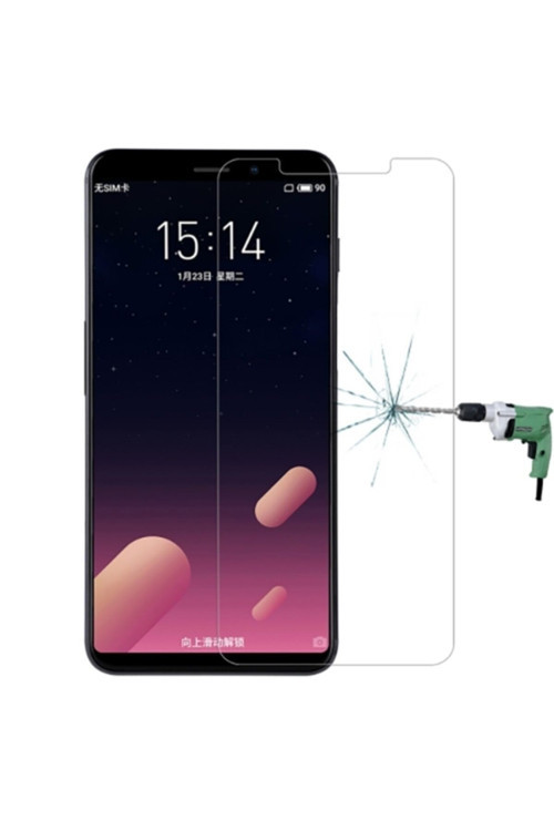 Meizu M6S Kırılmaz Cam Ekran Koruyucu Şeffaf