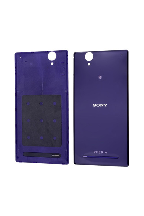 Sony Xperia T2 Ultra Arka Pil Batarya Kapağı Mor